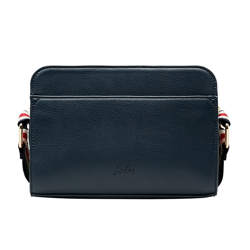Joules Zia Vegan Pu Camera Bag - French Navy-1