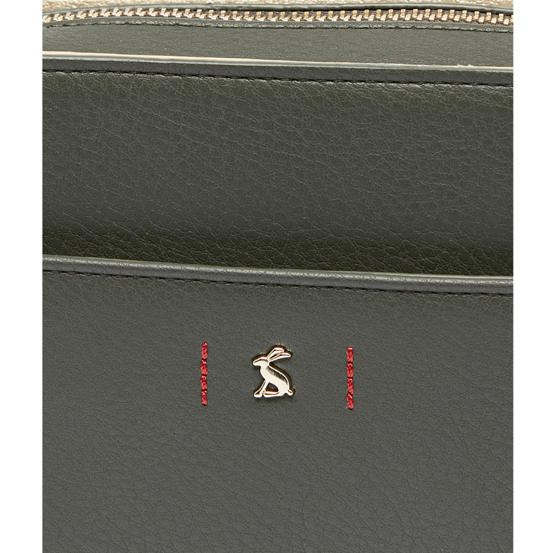 Joules Zia Vegan Pu Camera Bag - Khaki Green-3