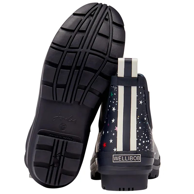 Joules Wellibob Short Welly - Navy Stars-2