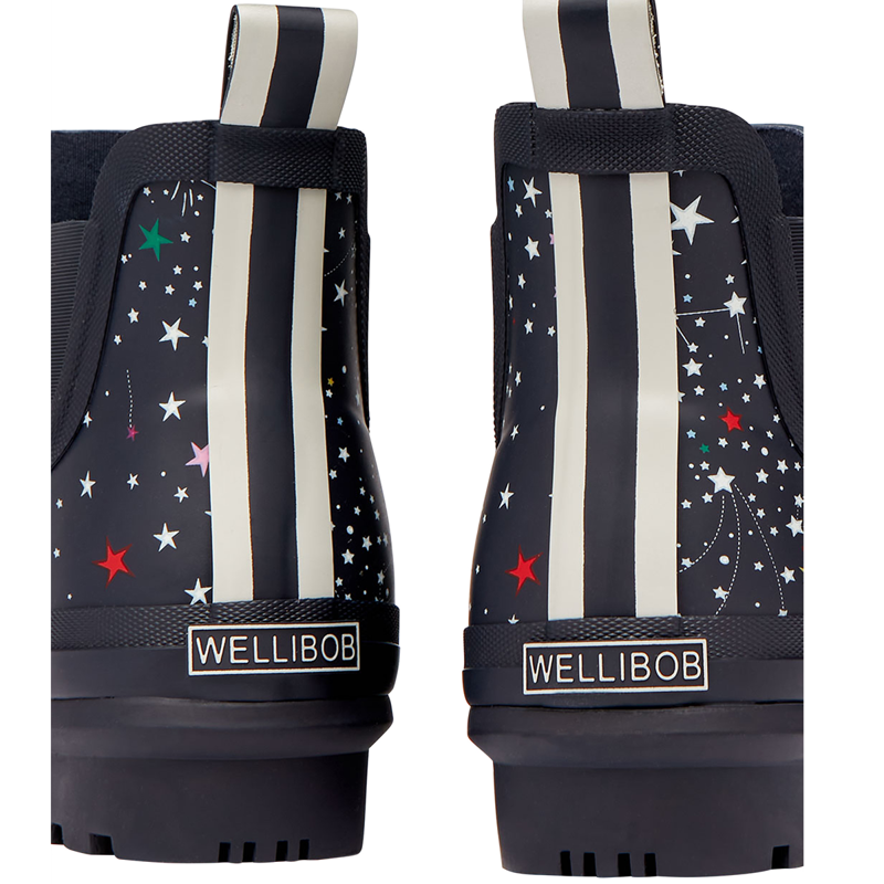 Joules Wellibob Short Welly - Navy Stars-1