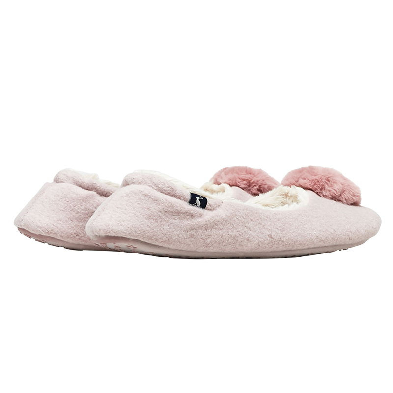 Joules Pombury Ballet Slippers - Soft Pink-3