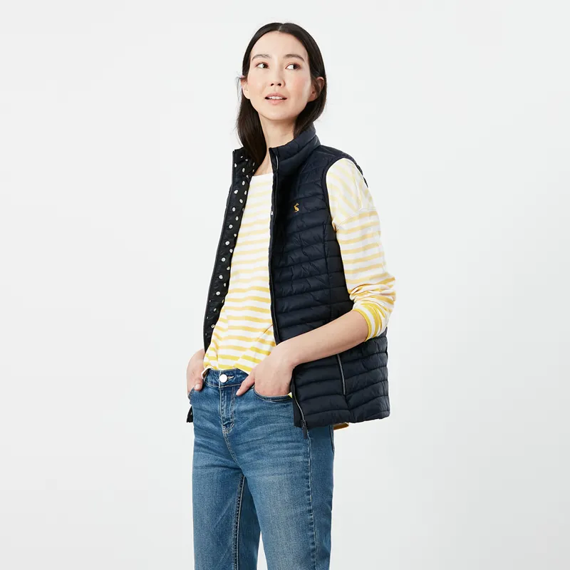 Joules Snug Water Resistant Packable Gilet - Marine Navy-3