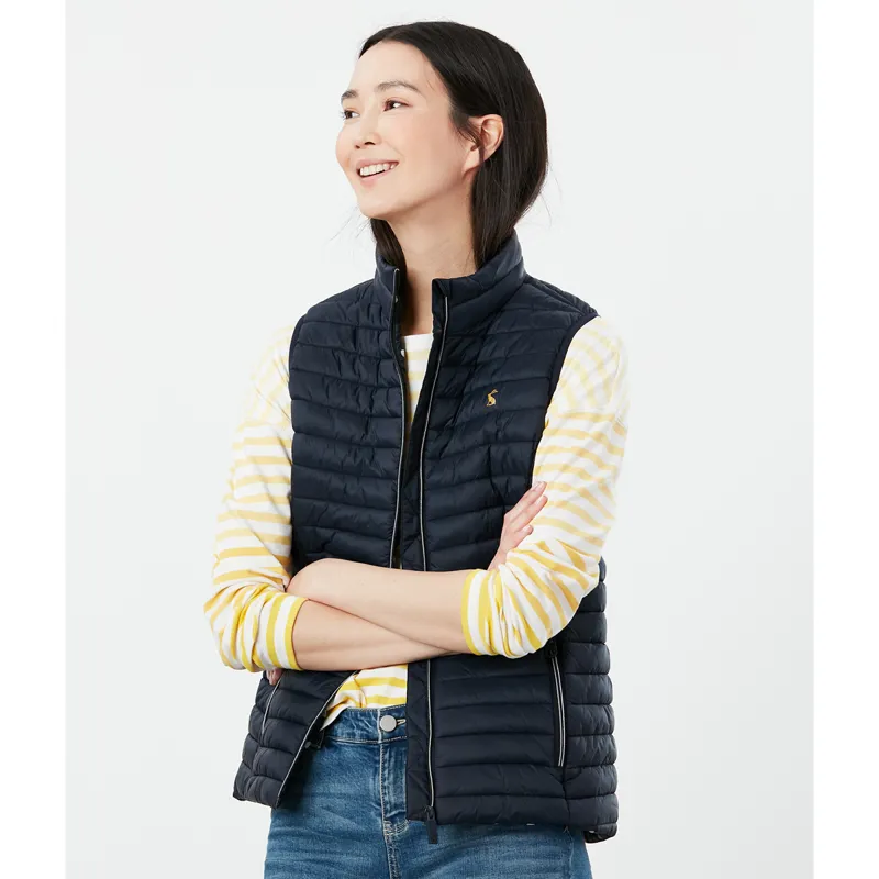 Joules Snug Water Resistant Packable Gilet - Marine Navy-5