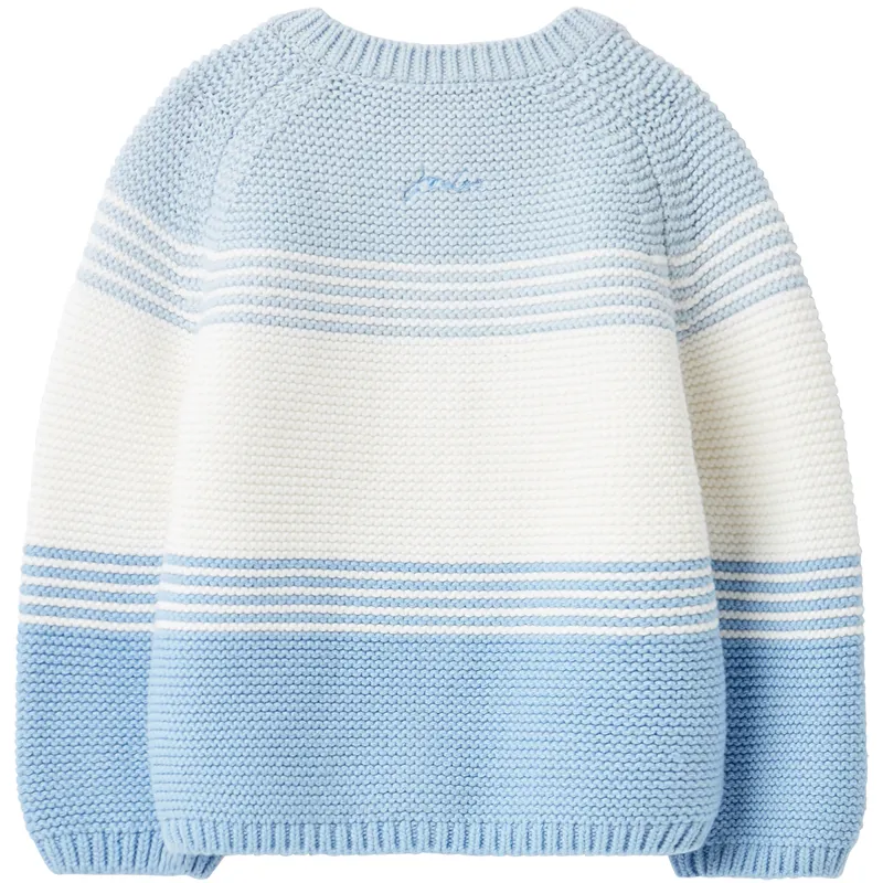 Joules Haywood Stripe Cardigan - Blue Multi Stripe-1