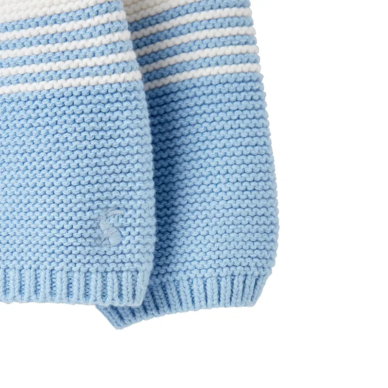 Joules Haywood Stripe Cardigan - Blue Multi Stripe-3