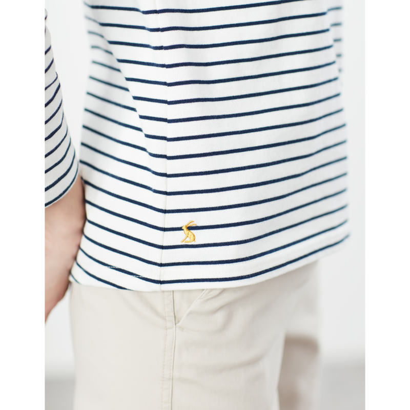Joules Harbour Luxe Long Sleeve Jersey Top - Bee Embellishment-2
