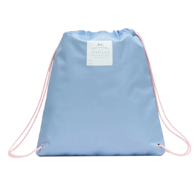 Joules Active Drawstring Bag - Blue Unicorn-1