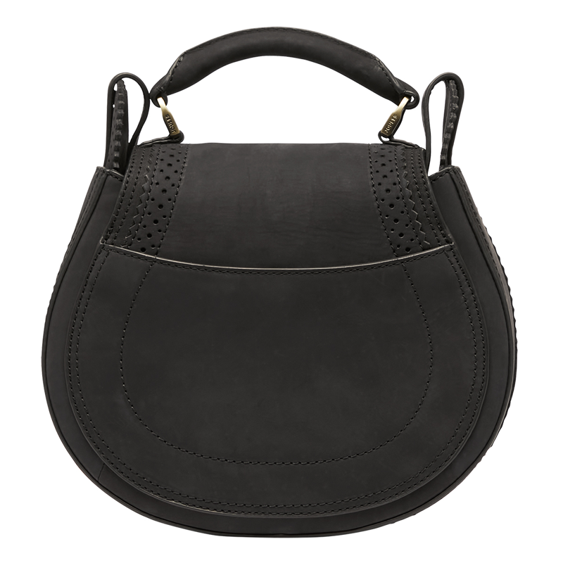 Joules Dawcett Saddle Cross Body Bag - Black -2