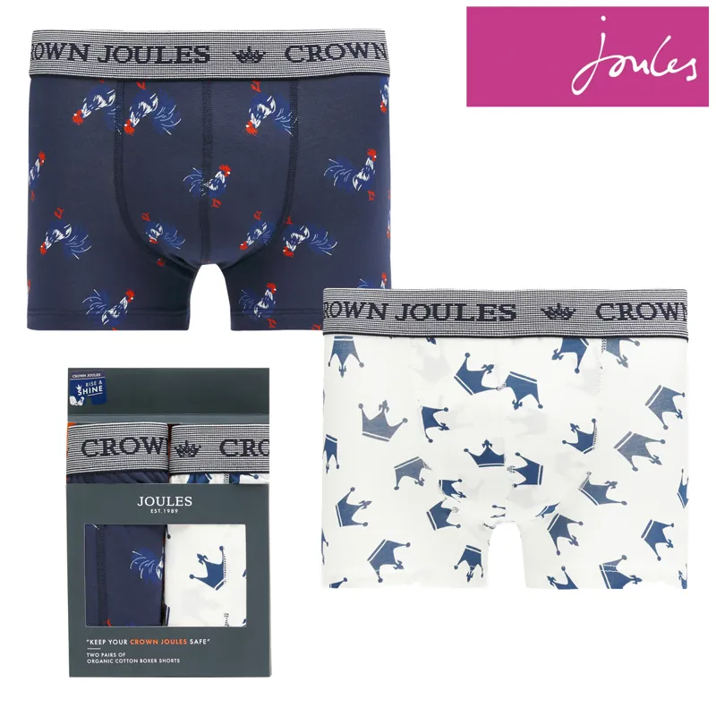 Joules Crown Joules Underwear 2 Pk Rise And Shine