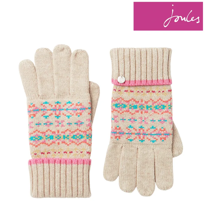 Joules Christina Gloves - Fairisle
