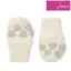 Joules Paws Pawprint Knitted Mittens - Cream