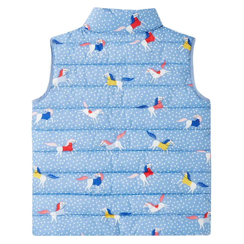 Joules Flip It Reversible Gilet - Spot Horse-1