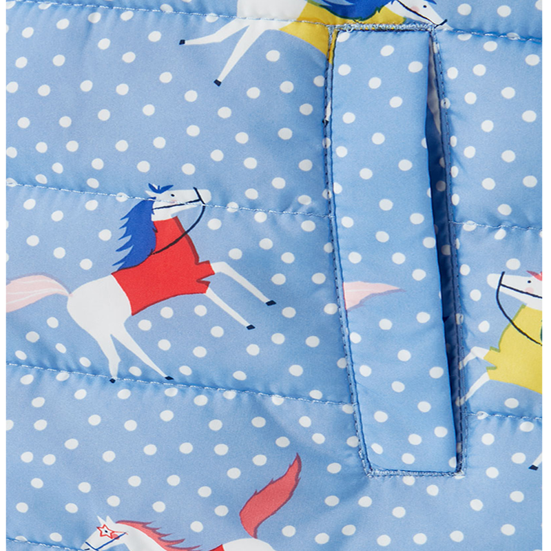 Joules Flip It Reversible Gilet - Spot Horse-3