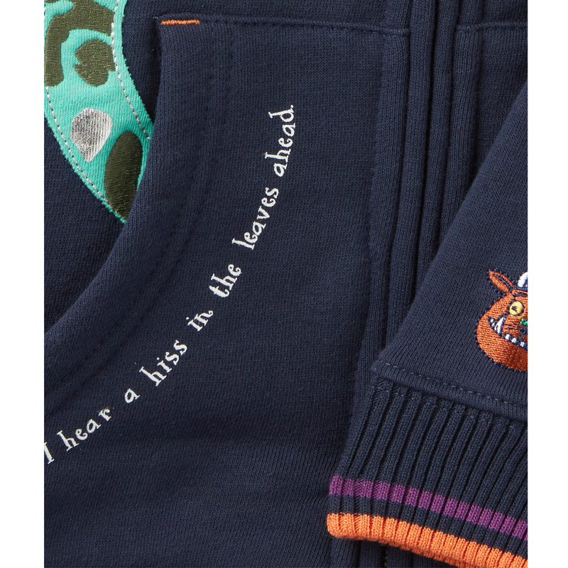 Joules Gruffalo Seth Novelty Hooded Sweatshirt - French Navy-4