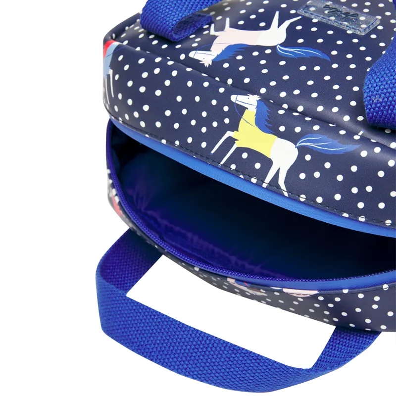 Joules Adventure Rubberised Backpack - Horse Spot-5