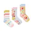 Joules Excellent Everyday 3 Pack Eco Vero Socks - Cream Floral