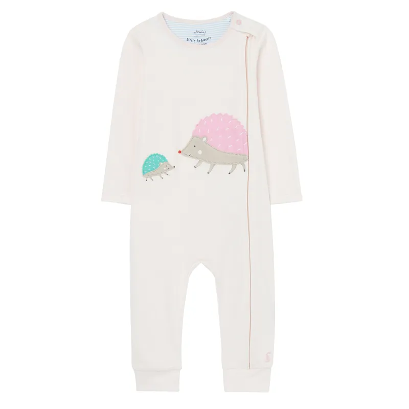 Joules Winfield Artwork Romper - Hedge Stripe