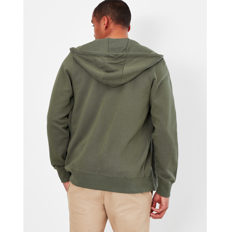 Joules Mayday Garment Dyed Hooded Sweatshirt - Seaweed-3