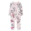 Joules Razamataz Cotton Printed Babygrow - Pink Marl Floral