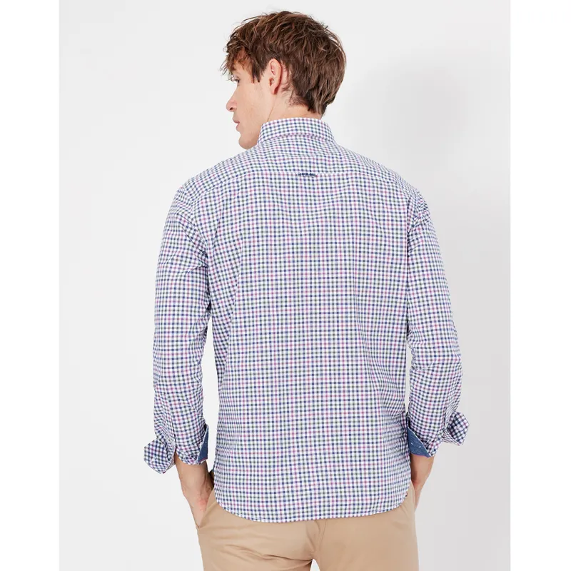 Joules Abbott Classic Long Sleeve Classic Fit Shirt - Blue Green Gingham-2