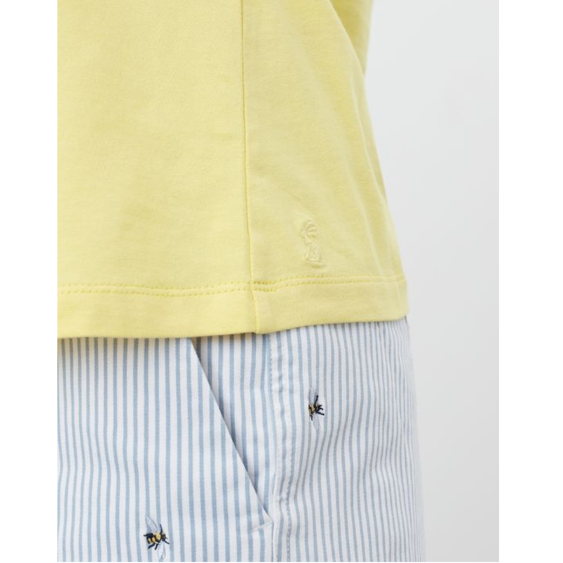 Joules Annika Scoop Neck Jersey Vest - Lemon Sherbert-4