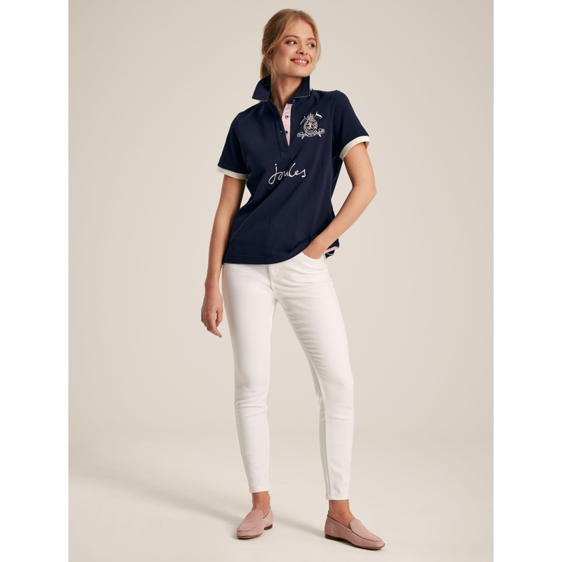 Joules Beaufort Ladies Polo - French Navy-1