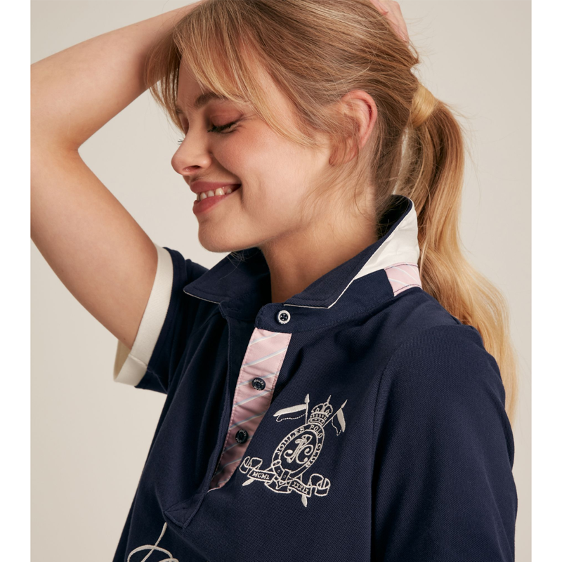 Joules Beaufort Ladies Polo - French Navy-4