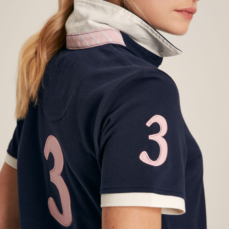 Joules Beaufort Ladies Polo - French Navy-3