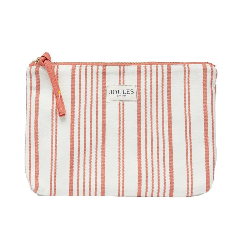 Joules Carrywell Zip Pouch - Red Stripe