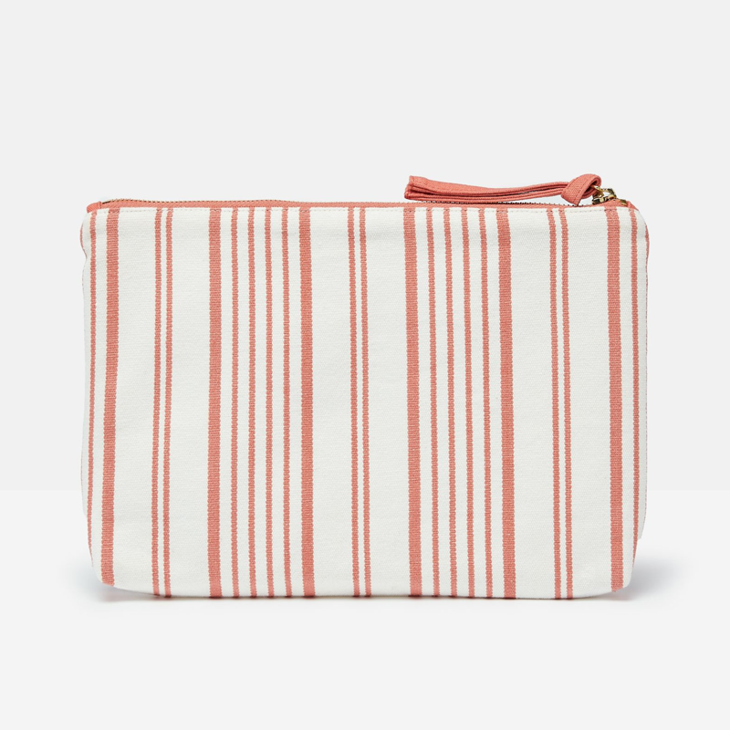 Joules Carrywell Zip Pouch - Red Stripe-1