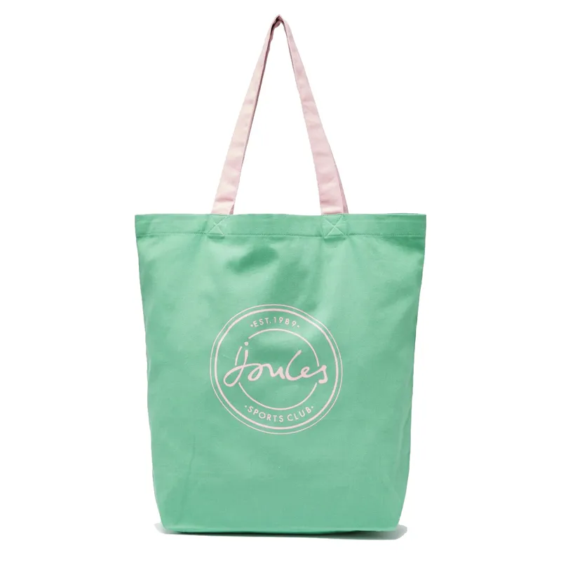 Joules Courtside Tote Bag - Soft Green