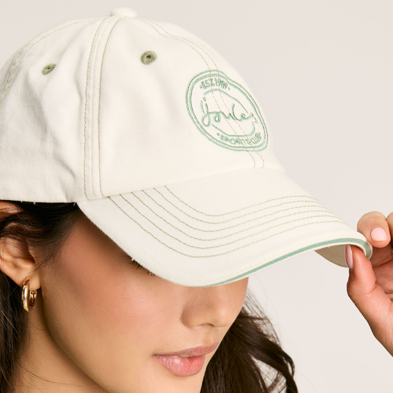 Joules Daley Cap - White-2