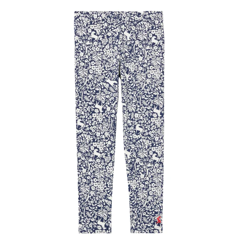 Joules Deedee Printed Leggings - Horse Floral