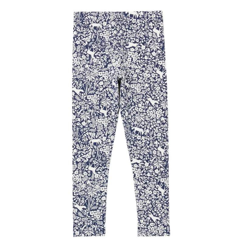 Joules Deedee Printed Leggings - Horse Floral-1
