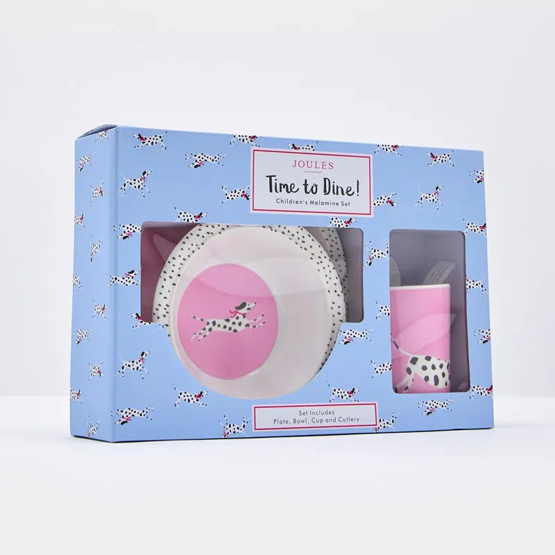 Joules Time To Dine Children's Five Piece Melamine Dinner Set - Little Dot