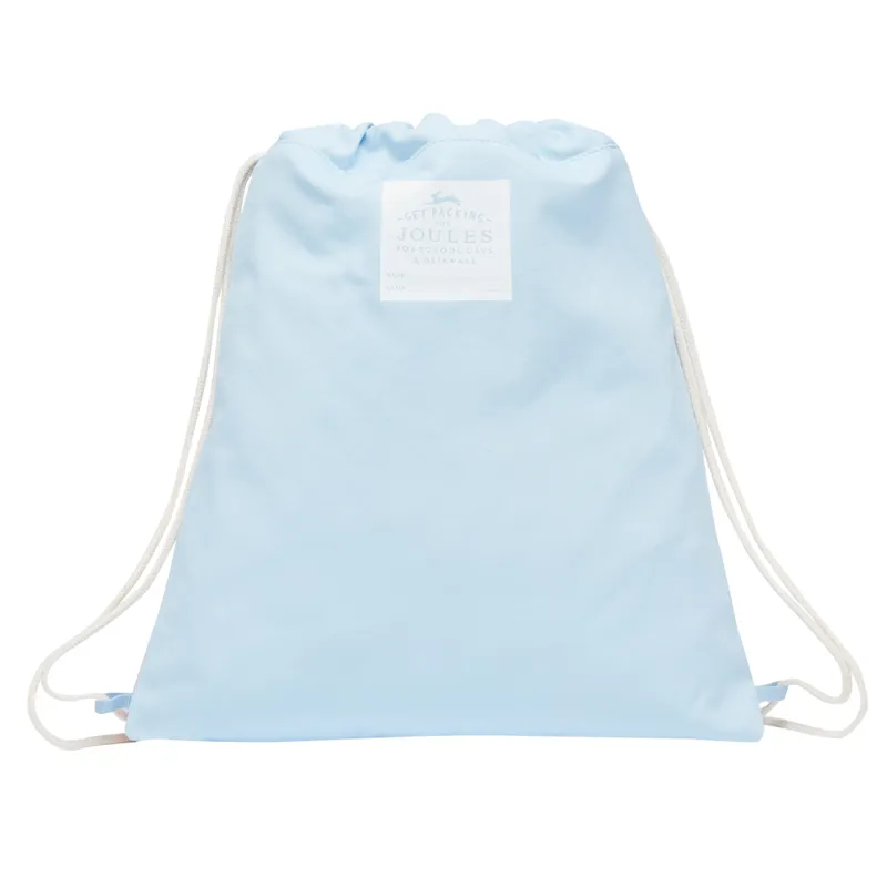 Joules Active Canvas Drawstring Bag - Horse And Flowers-1
