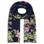 Joules Eco Conway Lightweight Printed Scarf - Navy Floral