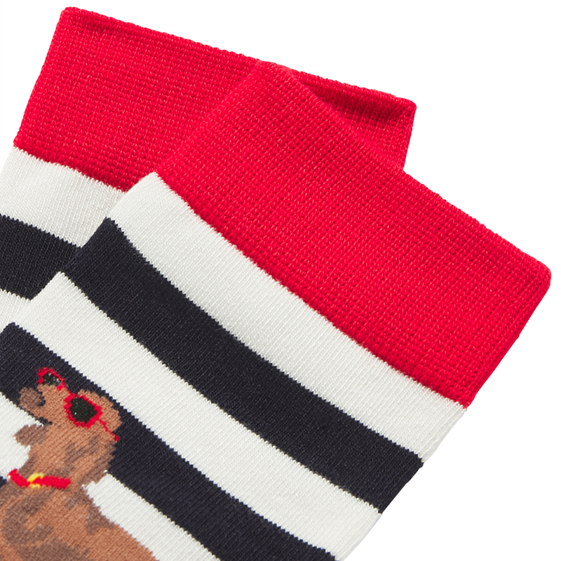 Joules Excellent Everyday Single Eco Vero Socks - Cream Sausage Dog-2