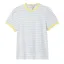Joules Erin Ladies Short Sleeve T-Shirt  - Blue Stripe