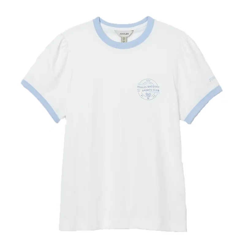 Joules Erin Ladies Short Sleeve T-Shirt - Cream