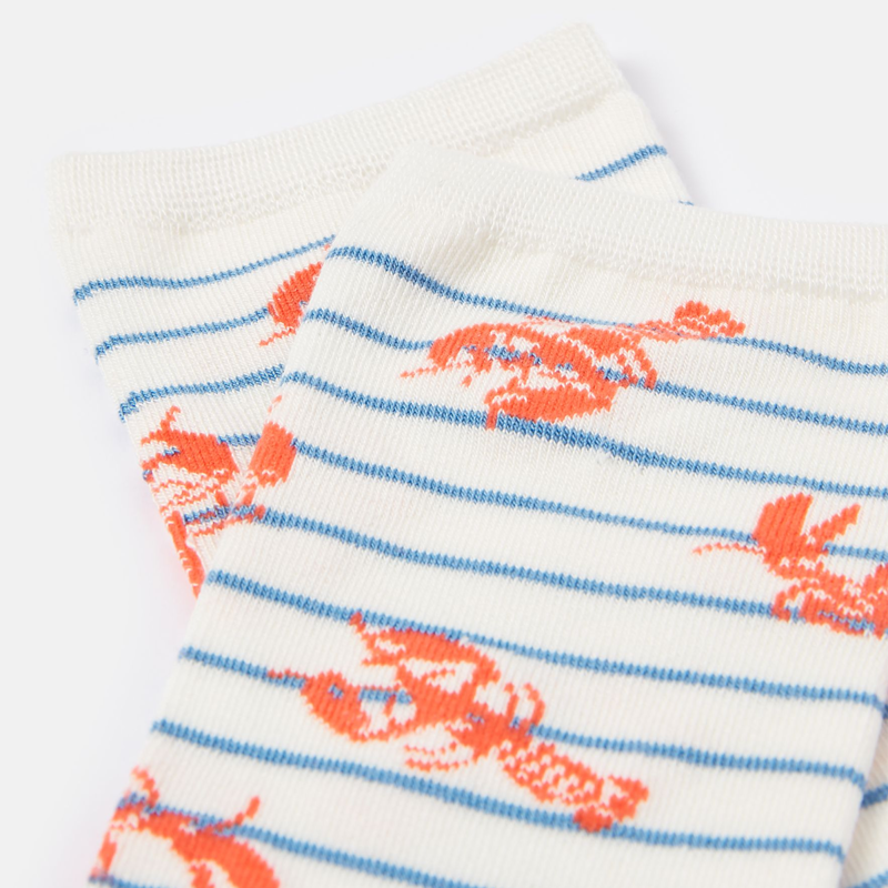 Joules Ladies Everyday Socks - Blue Lobster-1