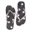 Joules Flip Flops - Navy Cream Spot