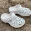 Joules Junior Poole Printed Sandals - Creme Ditsy