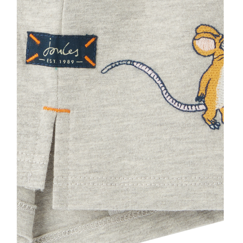 Joules Gruffalo Archie Short Sleeve T-Shirt - Grey Marl-2