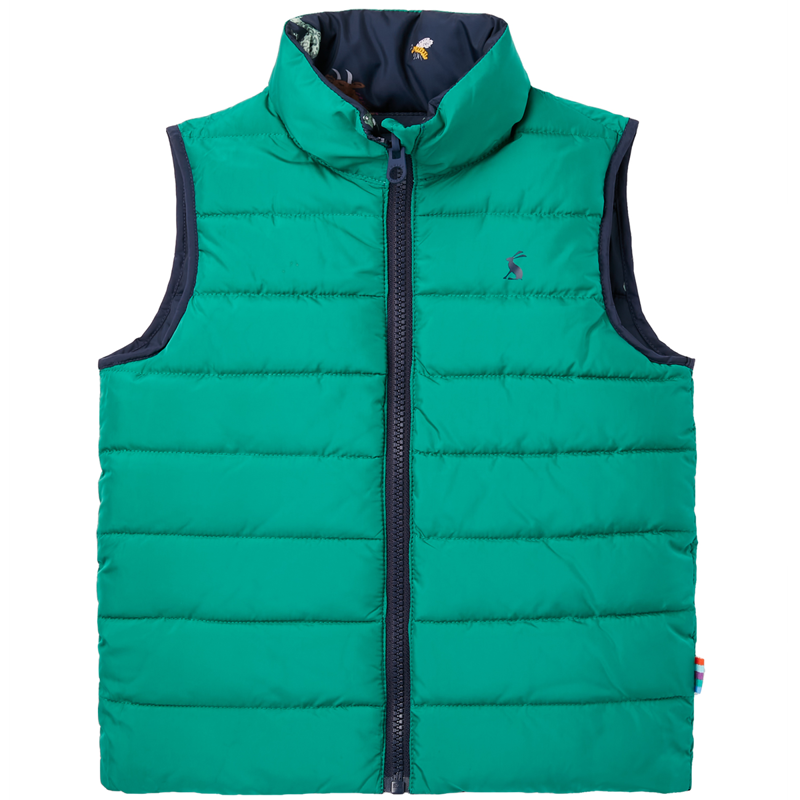 Joules Gruffalo Flip It Reversible Gilet - Gruffalo Navy-1