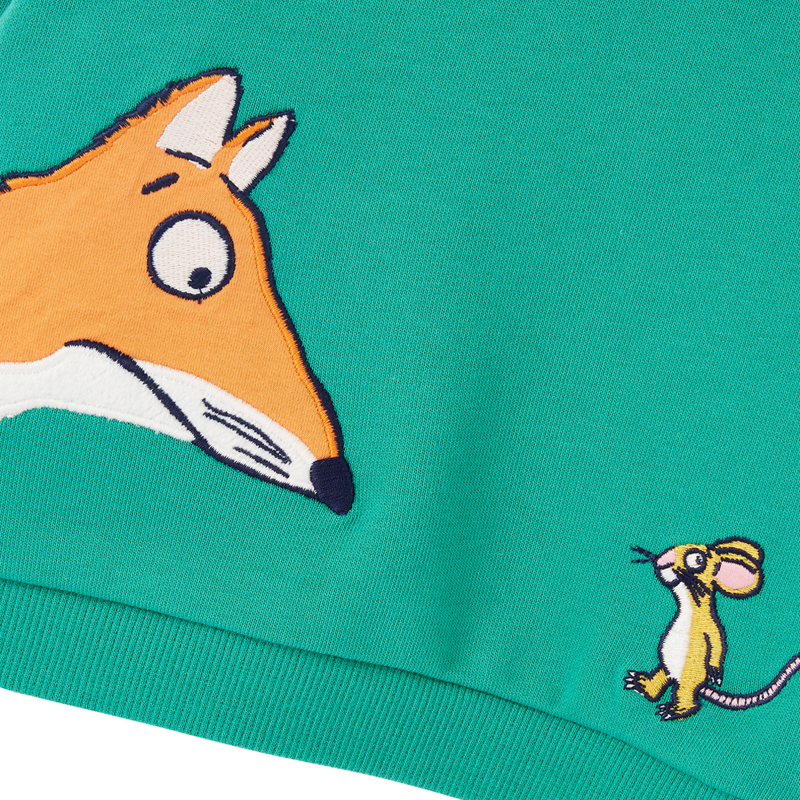 Joules Gruffalo Harvey Raglan Sweatshirt - Fox And Mouse-3