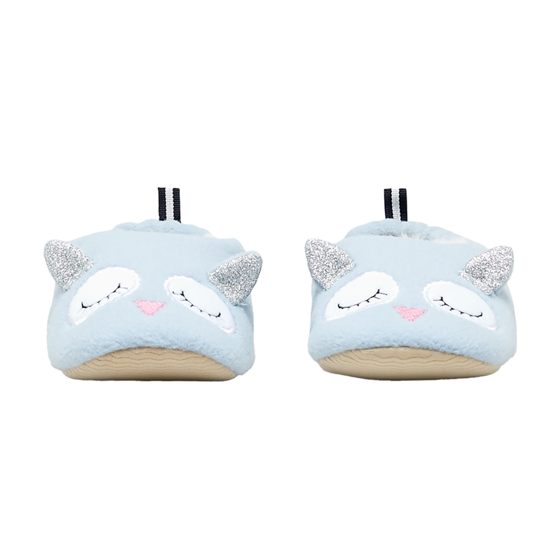 Joules Junior Slippet Felt Mules - Owl-2
