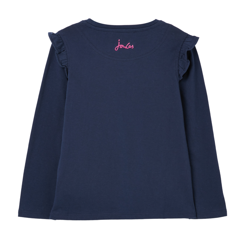 Joules Joya Long Sleeve T-Shirt - Navy Horse Floral-1