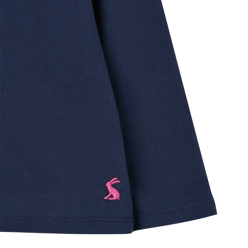 Joules Joya Long Sleeve T-Shirt - Navy Horse Floral-2
