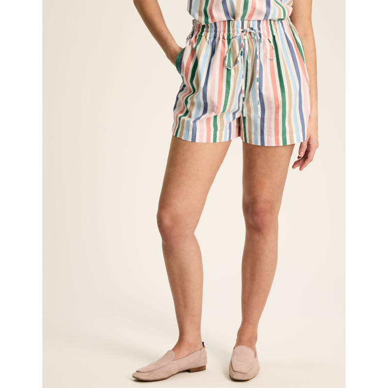 Joules Ladies Cynthia Shorts - Multi Stripe-1